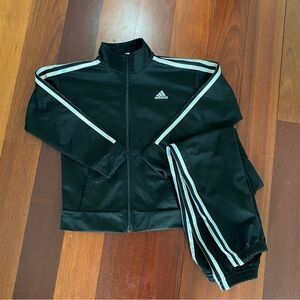 Adidas Black Jacket with White Logo